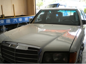 擋風玻璃施工後